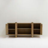 Oak grey wash sideboard, Belgium.