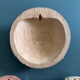 Collection of 3 African ceramic masks