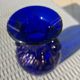 Vase Amphore Murano Vintage – Bleu Cobalt & Inclusions d’Or – 1970