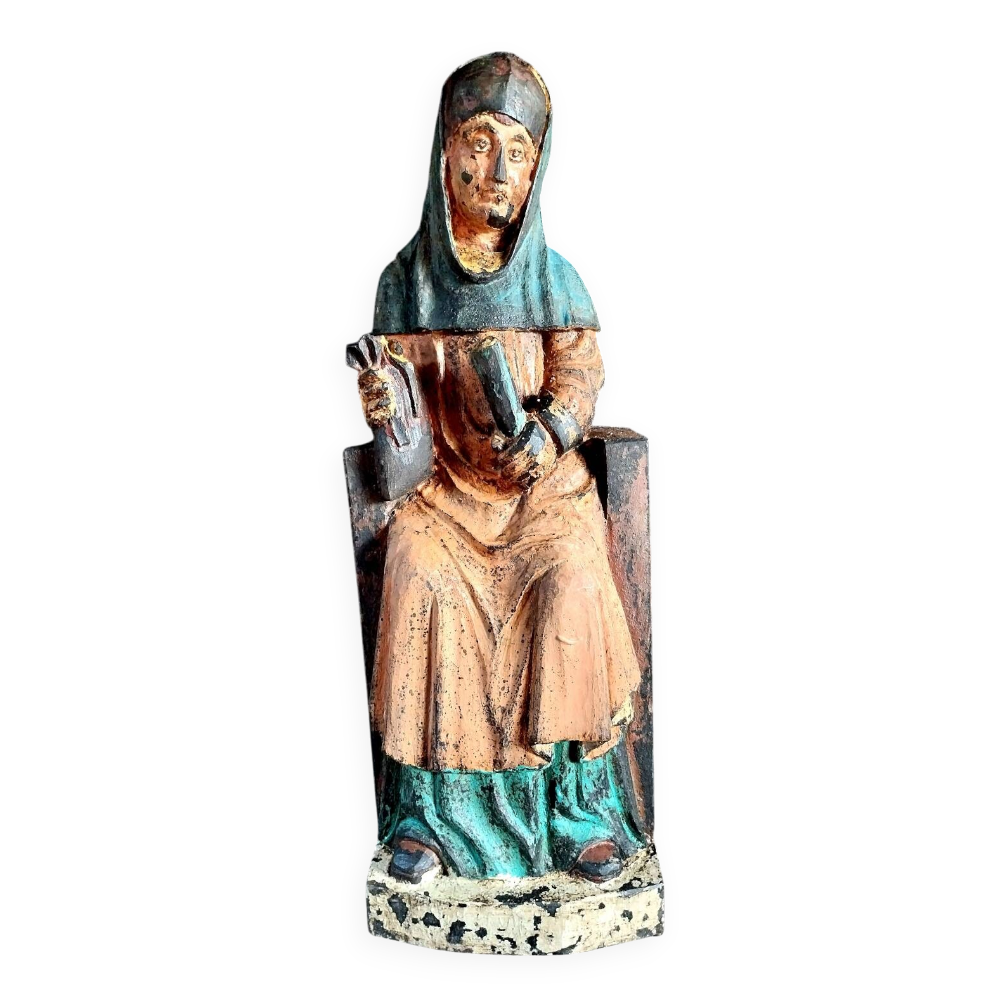 Religious sculpture, saint from the 17th century.