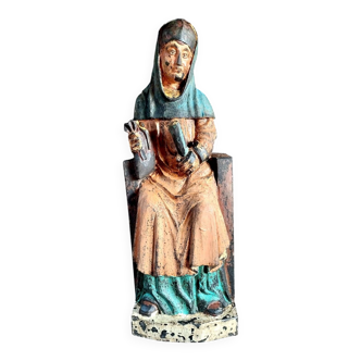 Religious sculpture, saint from the 17th century.