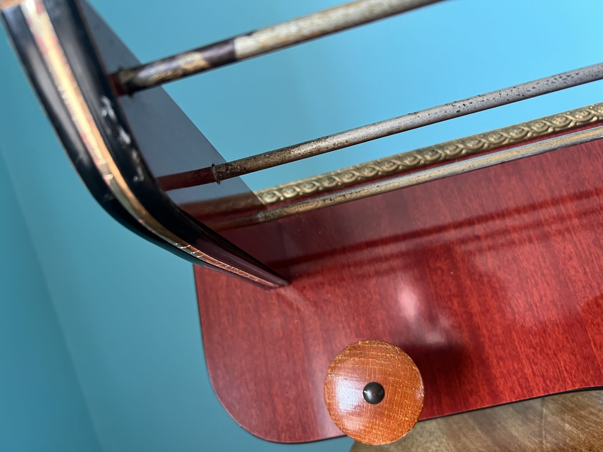 Coat rack vintage with repisa 60s-70s