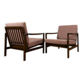 Paire de fauteuils B-7522 par Zenon Bączyk, Pologne, années 1960