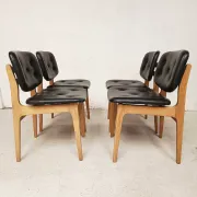 4 Scandinavian chairs, 1960