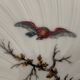 8 Bernardaud and Co. dessert plates signed Elbé, Limoges porcelain, decorated with birds