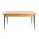 Oak folding table, Italian design, 1980s, manufacture: Italy