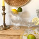 Antique chiseled crystal cups