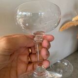 Assortment of 6 champagne glasses