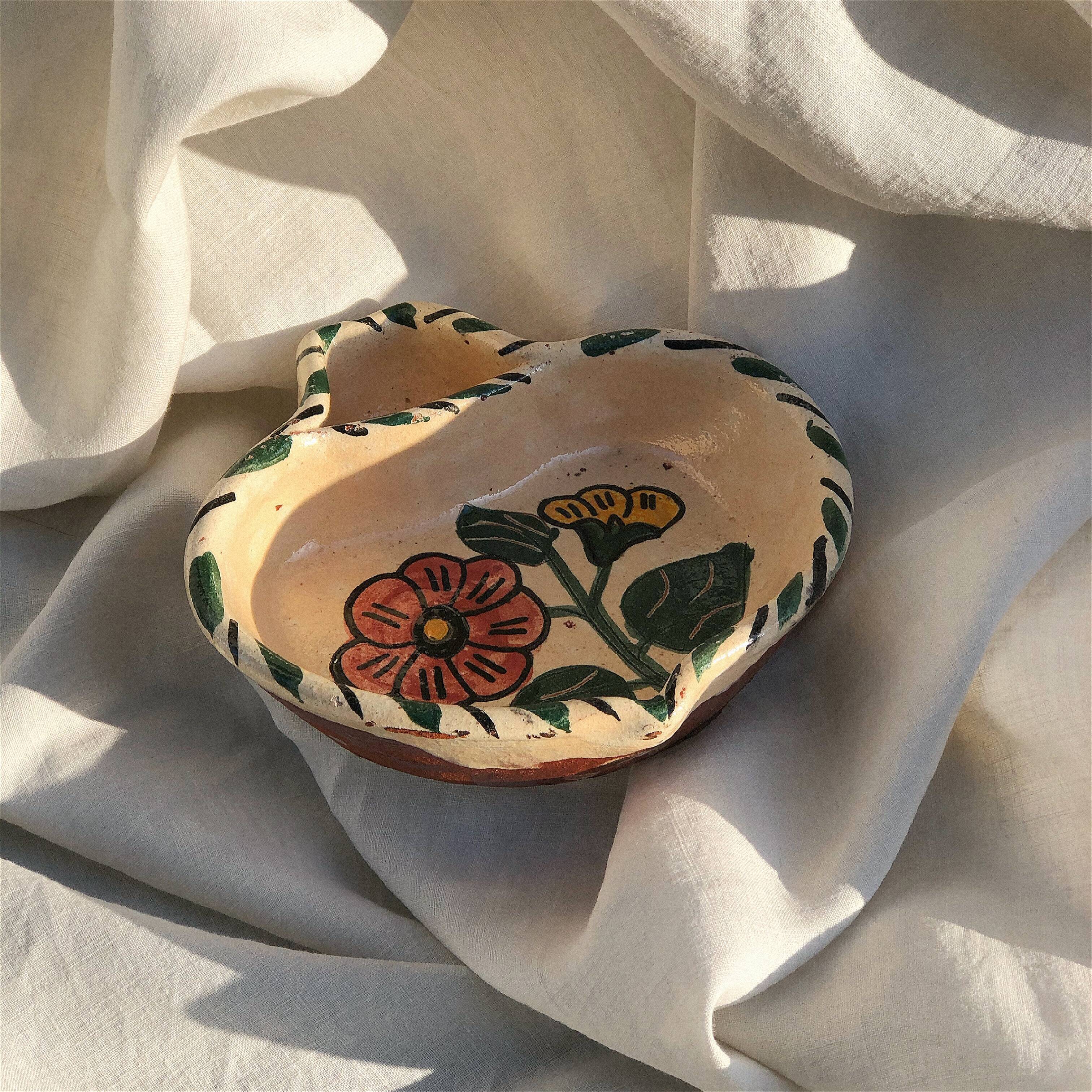 Vintage aperitif dish for olives