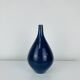Vintage blue ceramic vase