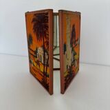 Orientalist triptych barber mirror 1920