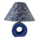 Blue ceramic lamp