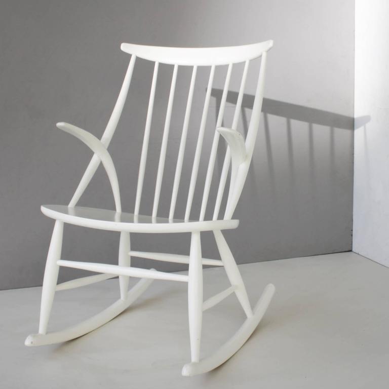 Danish rocking chair by Illum Wikkelso
