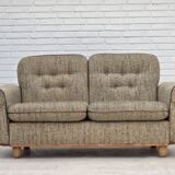 1970s, Danish 2-seater sofa, original condition, furniture wool, bentwood.