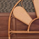 Headboard 140 rattan and cannage