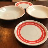 Série de 4 assiettes