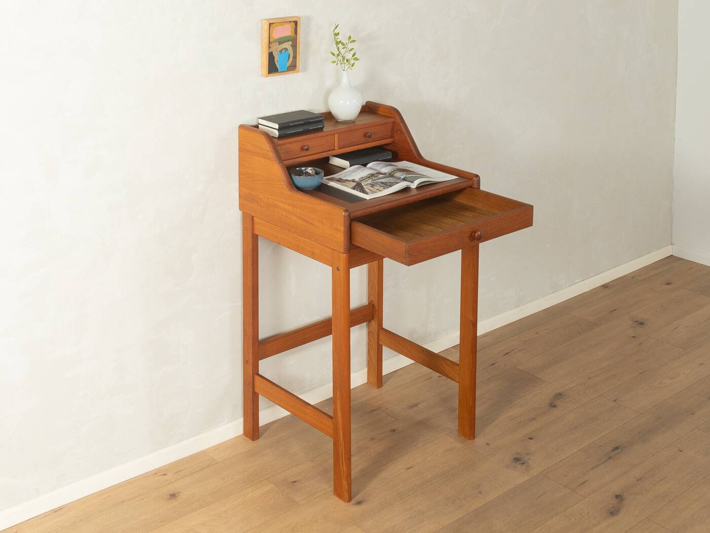 Bureau debout en teck par D-Scan, Danemark, années 1960.