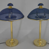 Set fo two table lamps, europe, 1970s
