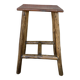 High teak stool