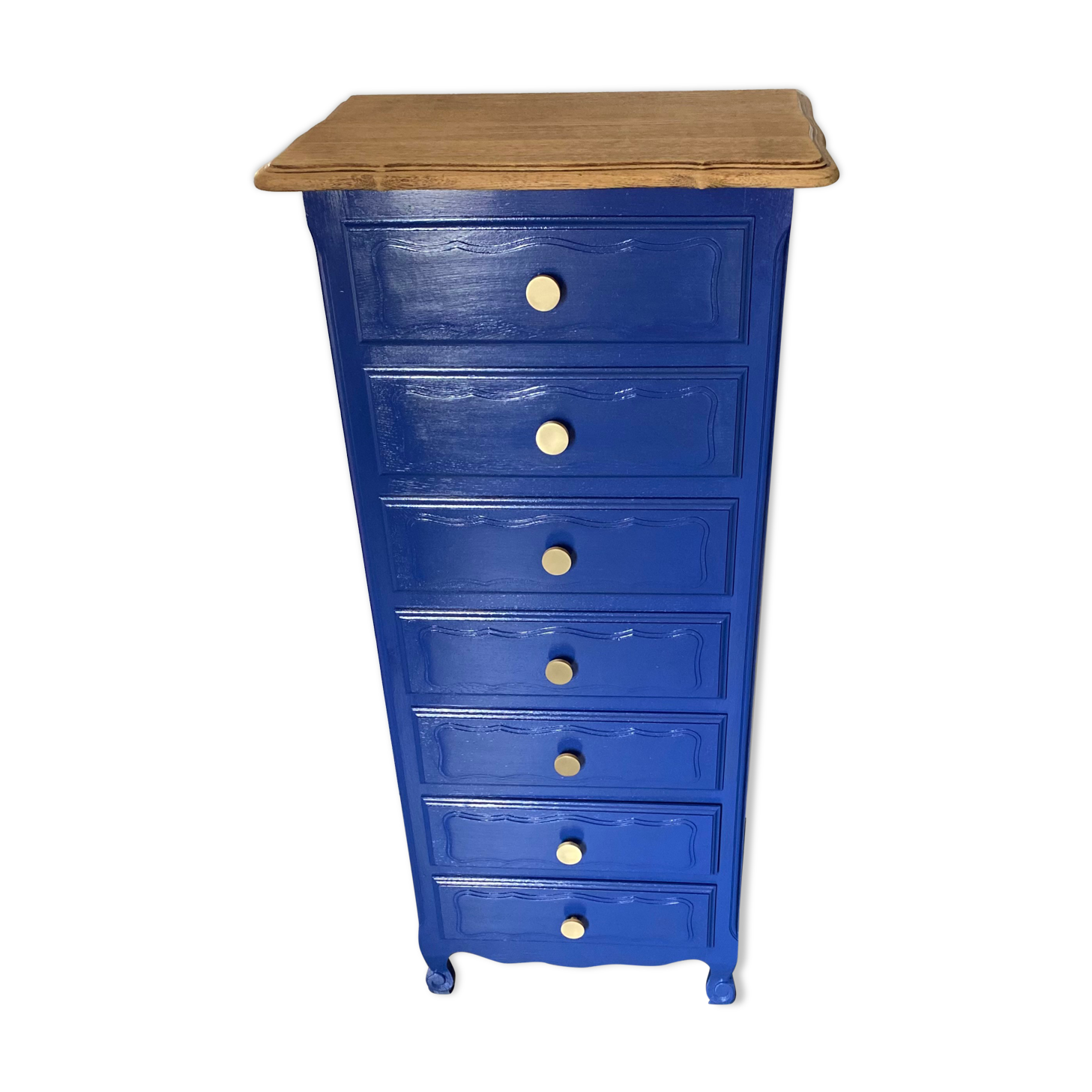 Semainier 7 drawers blue outremer