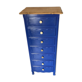 Semainier 7 drawers blue outremer