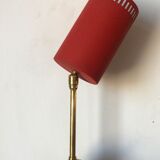 Red beaded wall lamp 1960