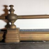 Barre de cheminée /Pare-feu / Ornement de Cheminée, Parure en Laiton ou Bronze Ancien