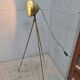 Former Ducellier lighthouse in polished brass on adjustable brass tripod