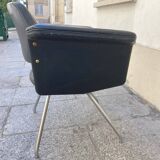 2 fauteuils par Joseph Andre Motte, Steiner, 1958