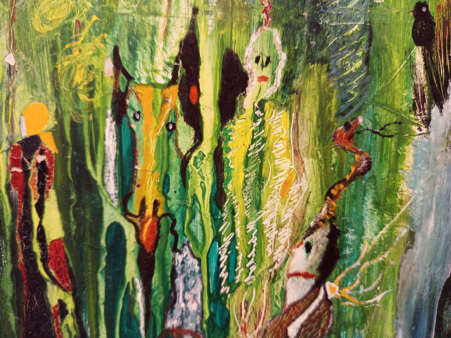 Oil painting signed