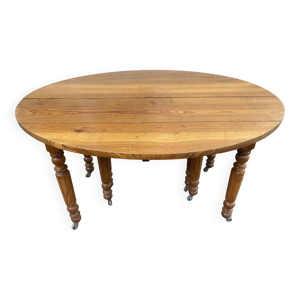 Table à 8 pieds en frêne,