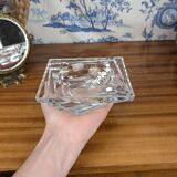 Vide Poche ou Bougeoir en Cristal par JG Durand Style Art Déco Contemporain