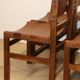 Series of 6 vintage Maison Regain chairs in leather and wood, 1960s