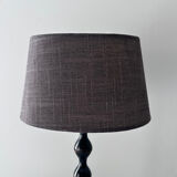 Metal coil floor lamp