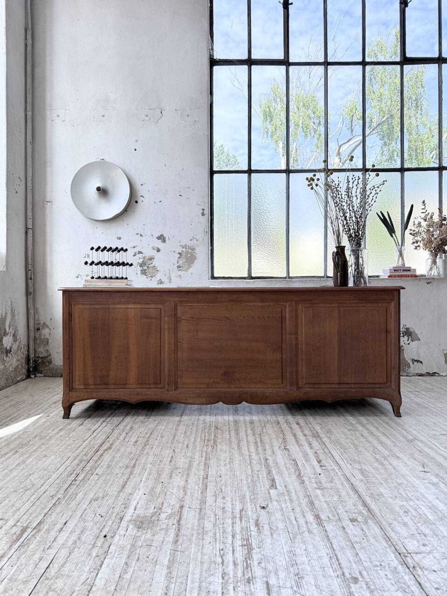 Oak desk or counter 1960
