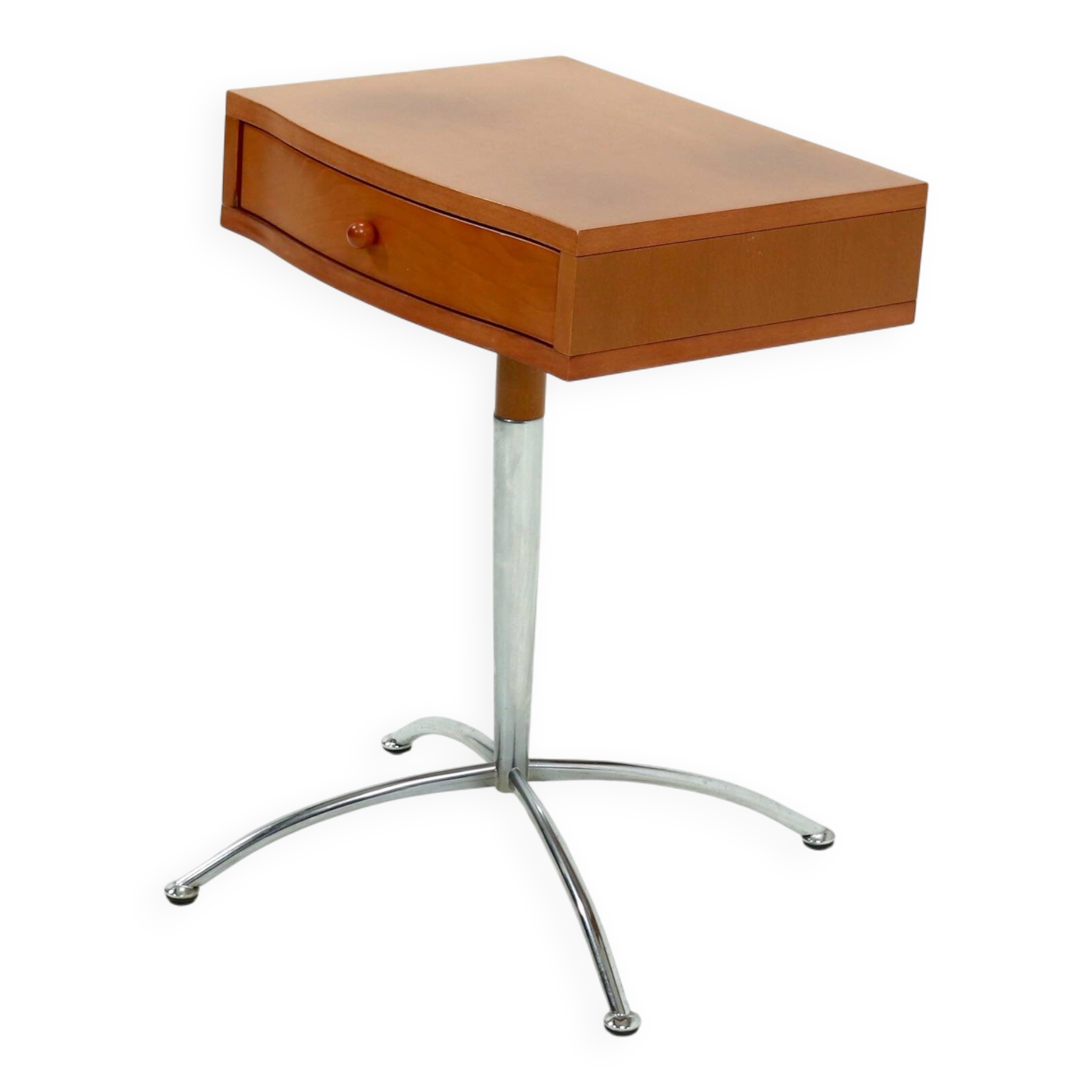 Post Modern Swivel Side Table 1990s