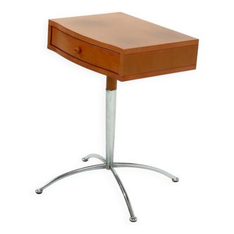 Post Modern Swivel Side Table 1990s