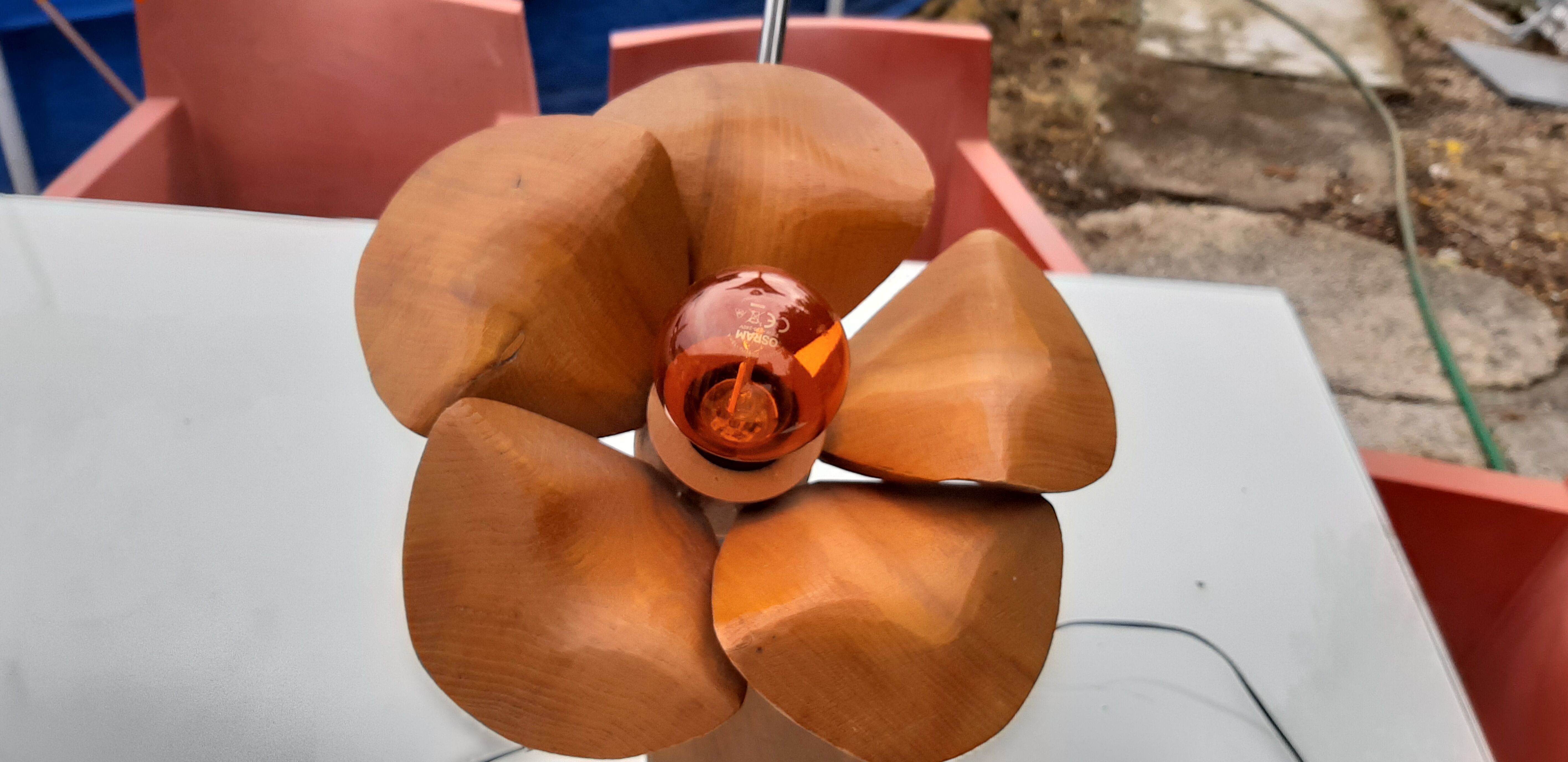 Vintage lamp of the 70s