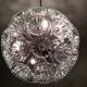 Midcentury Glass Dandelion Chandelier, Sputnik, 1970s