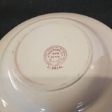 Assiettes creuses terre de fer