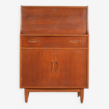 Bureau / coffre d'armoire en teck « Jentique » vintage du milieu du siècle. Livraison. Style moderne/rétro/danois.