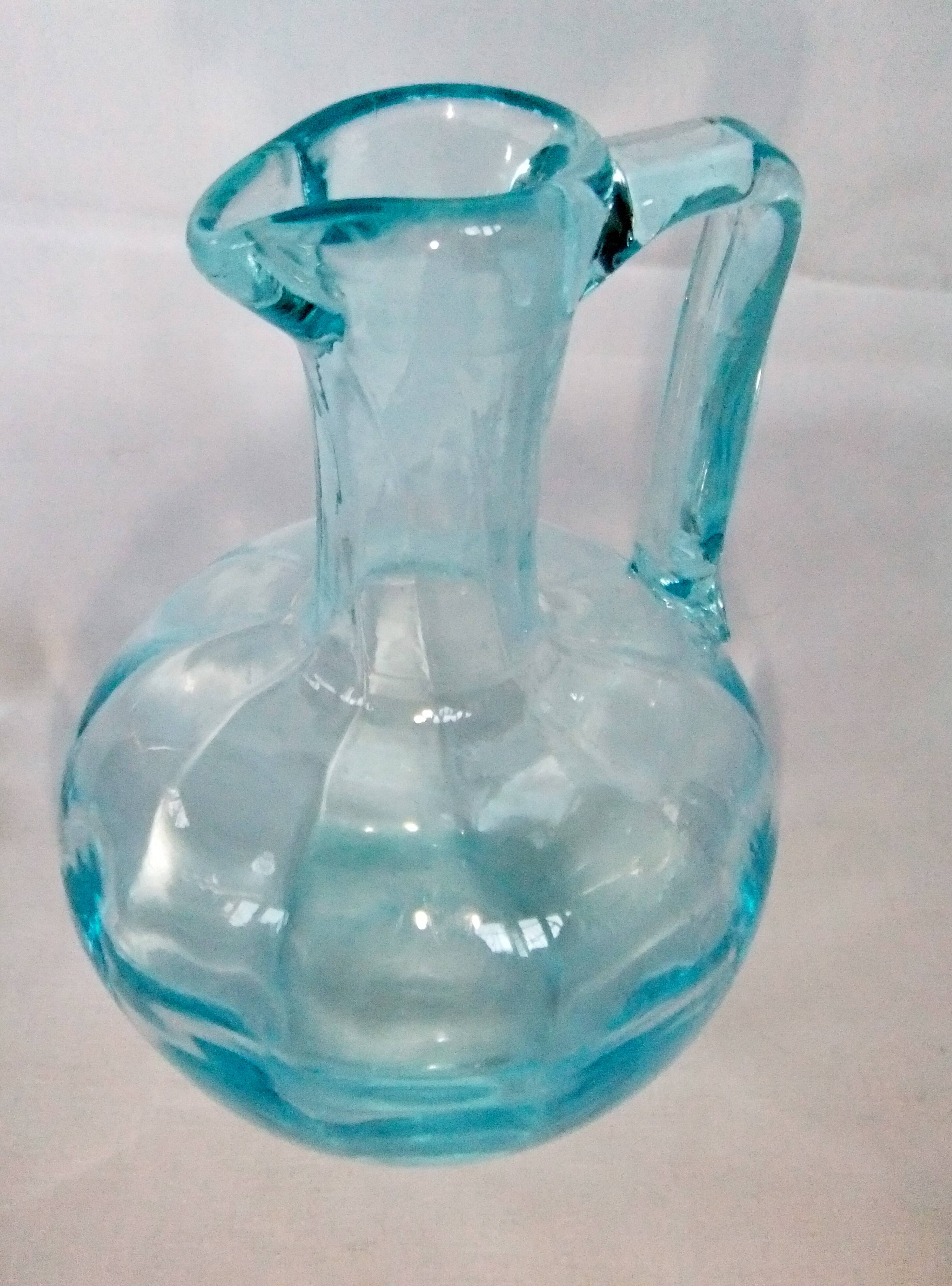 Old blown glass carafe George Sand collection
