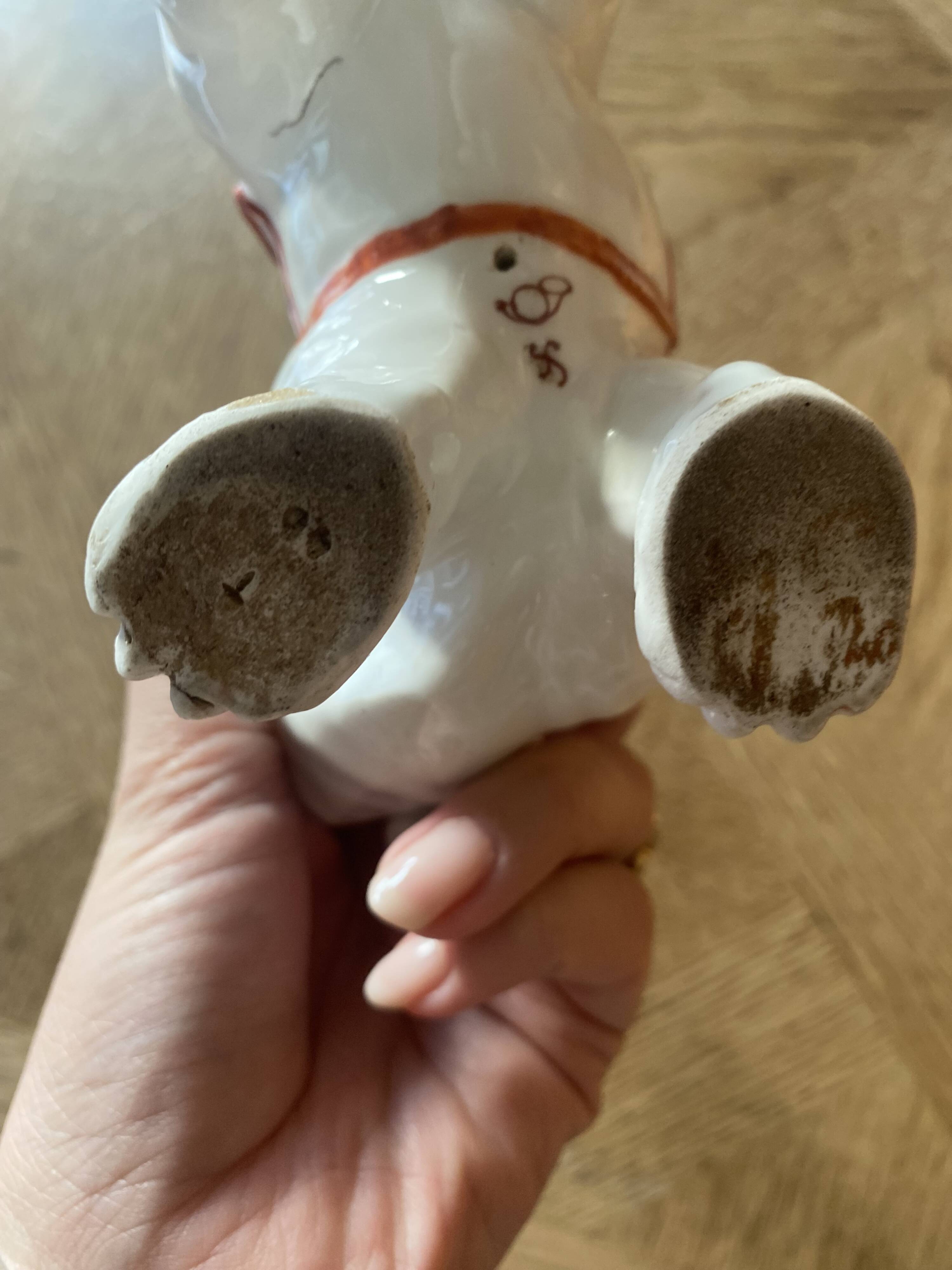 Enameled porcelain elephant