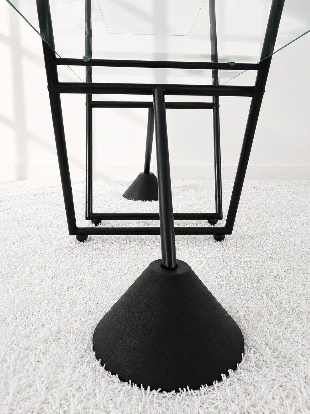 Triangular Bauhaus shelf. 80s