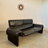 Sofa DESEDE DS-2011 2/3 seater vintage leather design of the 80s