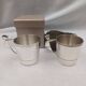 Christofle Léo & Léa - 2 silver-plated metal cups in perfect condition with box.