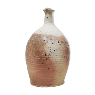 Vintage jar in glazed terracotta