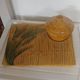 Cheese platter Vallauris with bell – wheat ear decoration