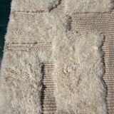 Handmade traditional wool rug size 2/3 m