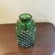 Carafe vintage en verre vert